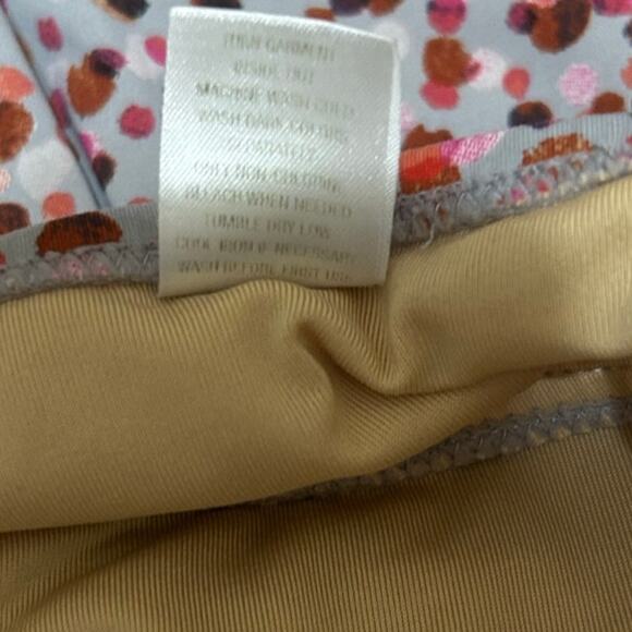 Garnet‎ Hill Women Tankini Padded Modest Swimwear Top 10 Abstract Dots Resort - Picture 8 of 10